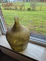 2x Groene Intratuin Vaas met Textuur, Ophalen, Gebruikt, Glas, Minder dan 50 cm