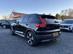 Volvo XC40 RECHARGE P8 AWD TREKHAAK (bj 2020, automaat), Auto's, Gebruikt, Met garantie (alle), 35 €/maand, Zwart