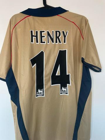 Retro Henry Arsenal xl premier league vintage gunners france beschikbaar voor biedingen