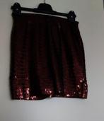 Ambika Bruin Pailletten Rokje - Maat S, Kleding | Dames, Rokken, Bruin, Nieuw, Ophalen of Verzenden, Maat 36 (S)