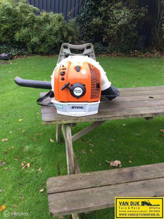 Bladblazer Stihl BR600 Benzine, Tuin en Terras, Bladblazers, Ophalen