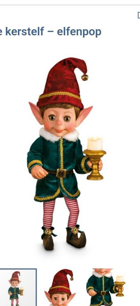 Handgemaakte Kerst Elf Poppen, Verzamelen, Poppen, Nieuw, Pop, Ophalen of Verzenden