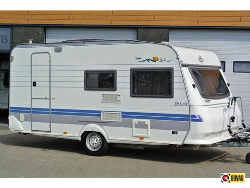 Hobby De Luxe 440|Voortent|Bovag|Zitgroep|Dwarsbed|4persoons, Caravans en Kamperen, Caravans, Bedrijf, tot en met 4, 1000 - 1250 kg