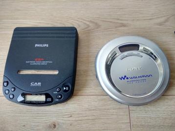 Discman's (sony en philips) beschikbaar voor biedingen