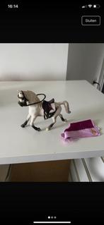 schleich witte arabische merrie 13761 met extra zadel 7.50, Ophalen of Verzenden, Zo goed als nieuw, Paard, Beeldje of Figuurtje