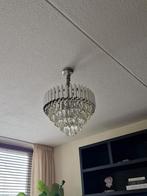 Chique hanglamp chroom/zilver 45cm dia, Huis en Inrichting, Lampen | Hanglampen, Ophalen, Zo goed als nieuw, Glas, Modern