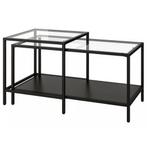 Glazen salontafel Ikea, Huis en Inrichting, Tafels | Salontafels, Ophalen, Zo goed als nieuw