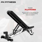 PHFitness Premium Verstelbare Fitnessbank Incline Halterbank, Ophalen, Benen, PH Fitness, Nieuw