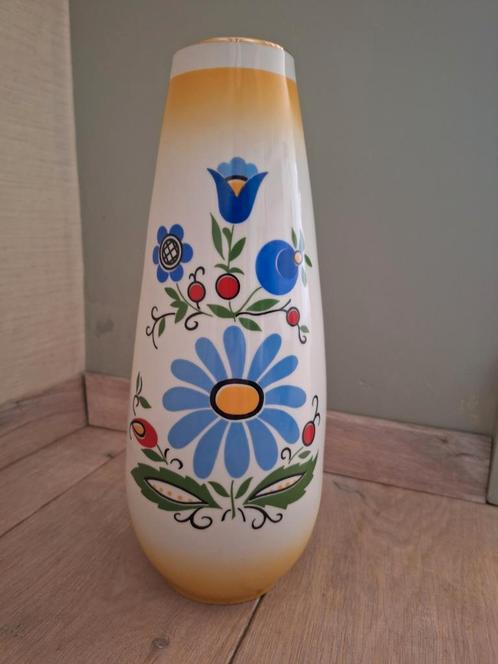 Vintage vaas van Lubiana Polen jaren 50, Antiek en Kunst, Antiek | Vazen, Ophalen of Verzenden