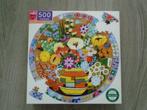Eeboo puzzel: Purple bird & flowers 500 stukken, Ophalen, 500 t/m 1500 stukjes, Nieuw, Legpuzzel