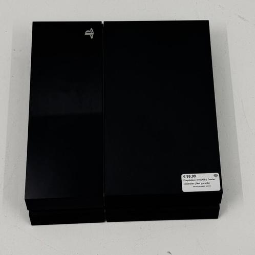 Playstation 4 500GB | Zonder controller | Met garantie, Spelcomputers en Games, Spelcomputers | Sony PlayStation 4, Zo goed als nieuw