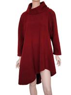 Vrouwelijk stoer, deze elegante rode tuniek trui., Nieuw, Maat 42/44 (L), Ophalen of Verzenden, Cam gosseli