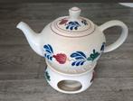 💠boerenbont theepot met reachaud💠, Huis en Inrichting, Keuken | Servies, Verzenden, Overige typen, Zo goed als nieuw, Aardewerk
