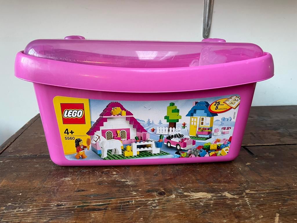 Lego roze bak 5560, Kinderen en Baby's, Speelgoed | Duplo en Lego, Ophalen of Verzenden, Gebruikt, Lego