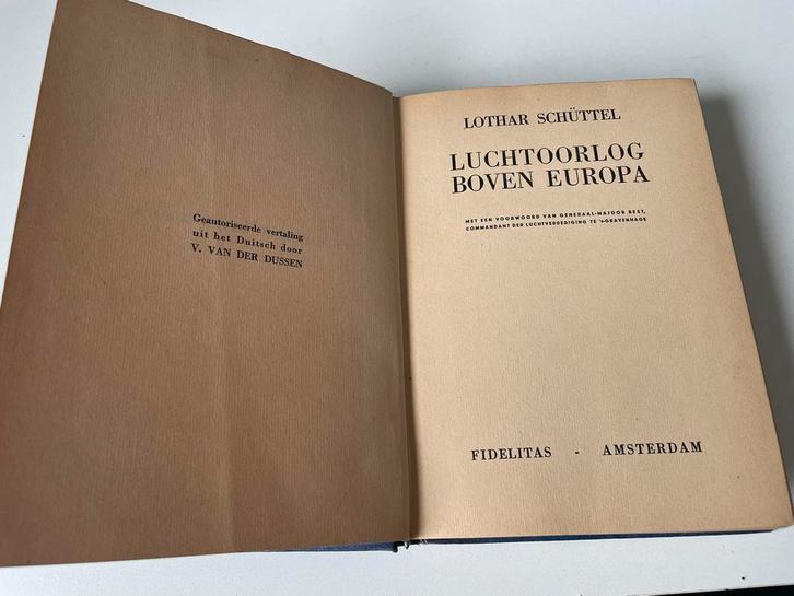 Luchtoorlog boven Europa - Lothar Schüttel, Boeken, Oorlog en Militair, Gelezen, Luchtmacht, Tweede Wereldoorlog, Ophalen of Verzenden