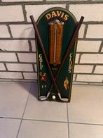 Vintage Davis Golf Clubs Thermometer, Ophalen of Verzenden, Gebruikt, Hout