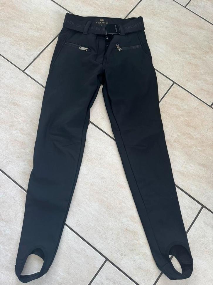Goldbergh Skibroek/legging, Kleding | Dames, Spijkerbroeken en Jeans, Zo goed als nieuw, W30 - W32 (confectie 38/40), Zwart, Ophalen