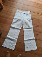 Linnen broek - Maat 40, Maat 38/40 (M), Wit, Ophalen of Verzenden, Zo goed als nieuw