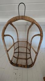 Rotan hangstoel, Ophalen, Zo goed als nieuw, Bruin, Eén