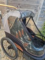 Bobike 2-in-1 fietskar en wandelwagen - zwart/bruin, Ophalen, Overige merken