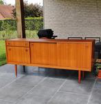 Prachtig vintage teakhouten sideboard / dressoir, Met deur(en), Teakhout, Gebruikt, Ophalen