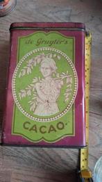 De gruyter's cacao oud blik gruiter mooi, Ophalen of Verzenden, Gebruikt, Overige, Overige merken
