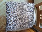 Klein kussentje 45 cm bij 45 cm dun panter look, Ophalen of Verzenden, Gebruikt, Vierkant