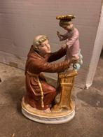 Porselein Antonius van Padua met het kindje Jezus, Antiek en Kunst, Antiek | Religie, Ophalen of Verzenden