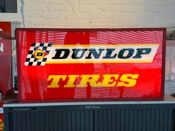 Vintage Dunlop Lichtbak - Reclamebord beschikbaar voor biedingen
