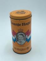 Vintage Blik De Ruijter's Oranje Hagel Juliana-Beatrix, Overige merken, Gebruikt, Overige, Ophalen of Verzenden
