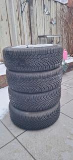 Winterbanden met velg 15 inch - 195/60 R15, Ophalen, Gebruikt, 15 inch, Banden en Velgen