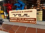 Vintage VAM Emaille Reclame Bord, Antiek en Kunst, Antiek | Emaille, Ophalen of Verzenden