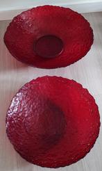 Kerstdecoratie, Grote fruitschalen, decoratie, schalen,, Ophalen, Rond, Glas