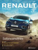Folder Renault modellen (Autosalon Brussel - 2019), Zo goed als nieuw, Verzenden, Renault