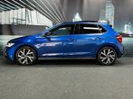 Volkswagen Polo 1.0 TSI DSG 110PK R-Line PANO/CAM/IQ/KEY-LES, Zwart, Leder en Stof, Bedrijf, Nieuw