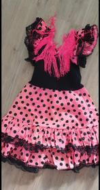 Flamenco jurk kind, Kinderen en Baby's, 110 t/m 116, Jongen of Meisje, Gebruikt, Ophalen of Verzenden