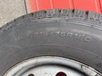 5 x Goodyear 215-75-R16 op Fiat Ducato velgen All Season, Ophalen, Gebruikt