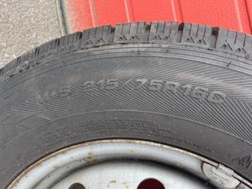 5 x Goodyear 215-75-R16 op Fiat Ducato velgen All Season beschikbaar voor biedingen