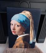 Handmade schilderijdoek meisje met Parel, Antiek en Kunst, Kunst | Schilderijen | Modern, Ophalen