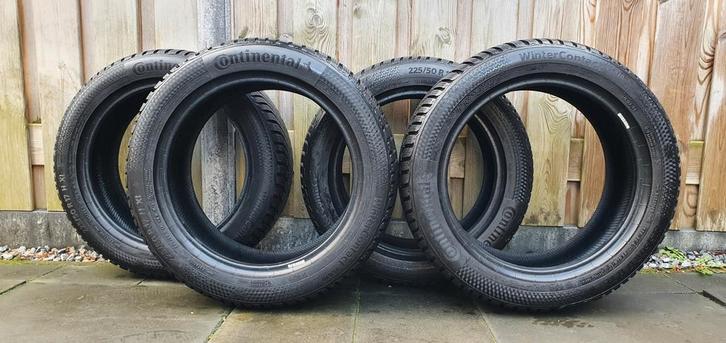Mooie set Continental 225 50 17 WinterContact TS870P, Auto-onderdelen, Banden en Velgen, Band(en), Winterbanden, 17 inch, 225 mm