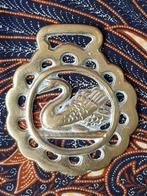 Mooie originele oude zwaan klepperman uit Engeland 9,2 cm., Antiek en Kunst, Antiek | Koper en Brons, Ophalen of Verzenden, Koper