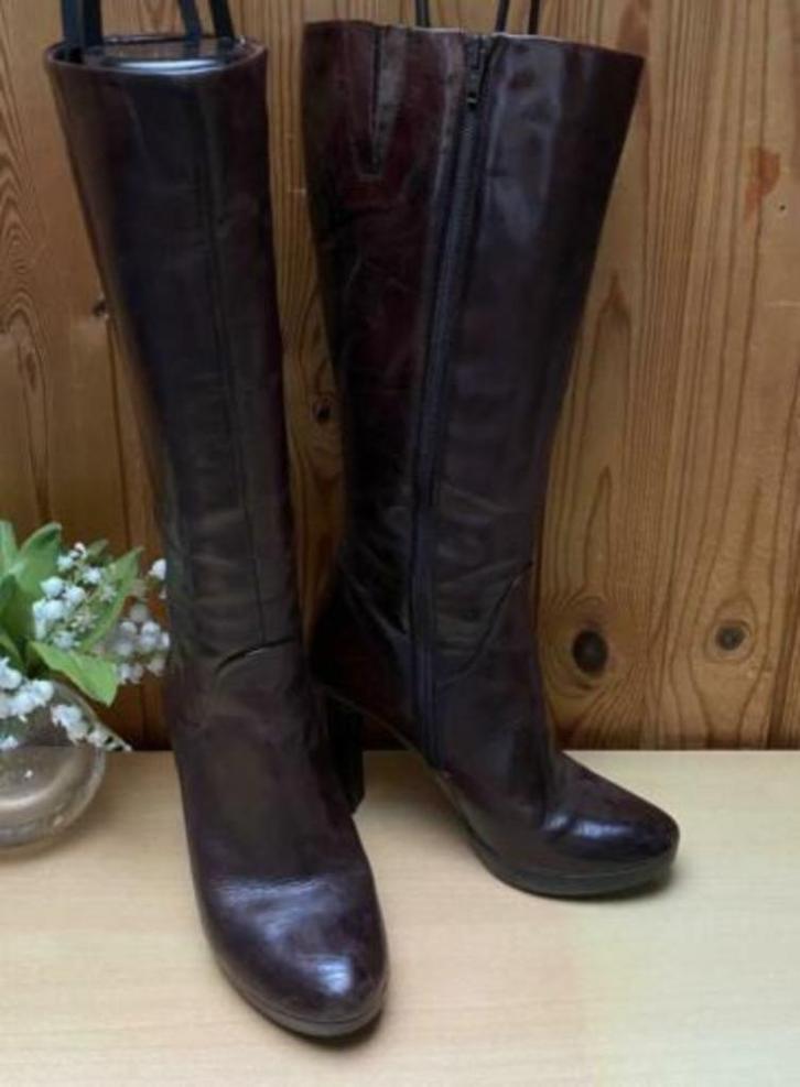 YKX&Co bruine laarzen maat 37 [DM][v], Kleding | Dames, Schoenen, Zo goed als nieuw, Hoge laarzen, Bruin, Ophalen of Verzenden