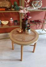 Rotan Tafel Webbing, Minder dan 55 cm, ., Rond, Zo goed als nieuw
