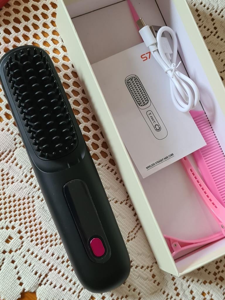 electrische straight haarborstel Nieuw, Ophalen of Verzenden, Nieuw, Hand- en Voetverzorging