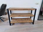 Industriële boeken/stelling kast Mango hout ZGAN, Huis en Inrichting, Kasten | Boekenkasten, Ophalen, 100 tot 150 cm, Zo goed als nieuw