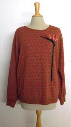 Vrolijke kleurtjes print trui van Didi! 40, Kleding | Dames, Tops, Maat 38/40 (M), Bruin, Verzenden, Zo goed als nieuw
