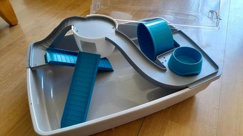 Hamsterkooi, Dieren en Toebehoren, Knaagdieren en Konijnen | Hokken en Kooien, Zo goed als nieuw, Kooi, Minder dan 60 cm, Minder dan 75 cm