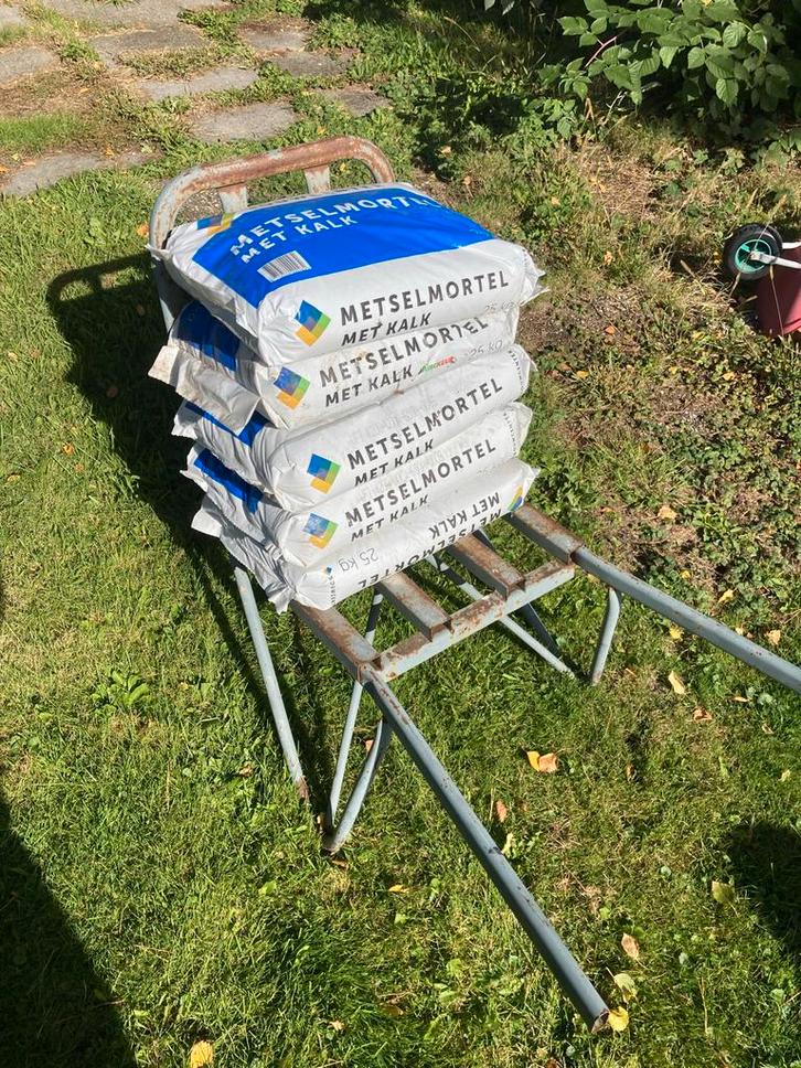 Metselmortel met Kalk - 25kg Zakken, Doe-het-zelf en Verbouw, Metselstenen, Nieuw, Bakstenen, Ophalen