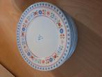 kakelbont service ontbijtborden, Huis en Inrichting, Keuken | Servies, Ophalen of Verzenden, Gebruikt, Overige stijlen, Bord(en)