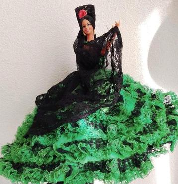 Vintage retro spaanse pop,flamenco danseres Spanje chiclana  beschikbaar voor biedingen